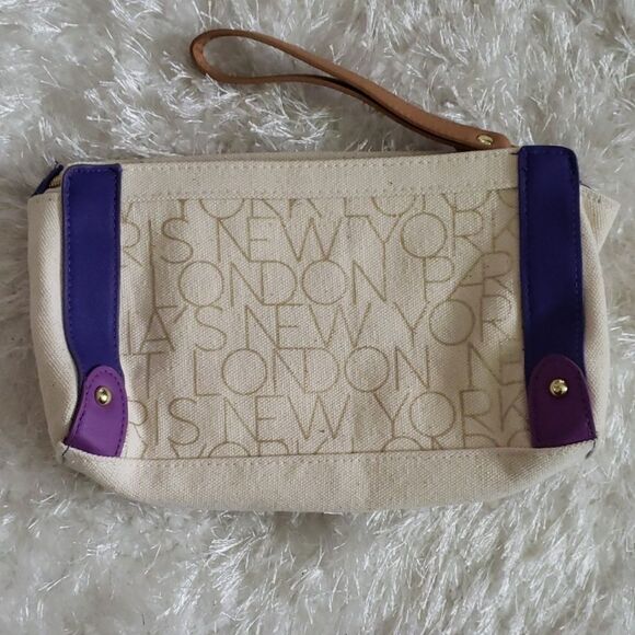 BATH & BODY WORKS canvas cosmetic bag - Picture 2 of 3